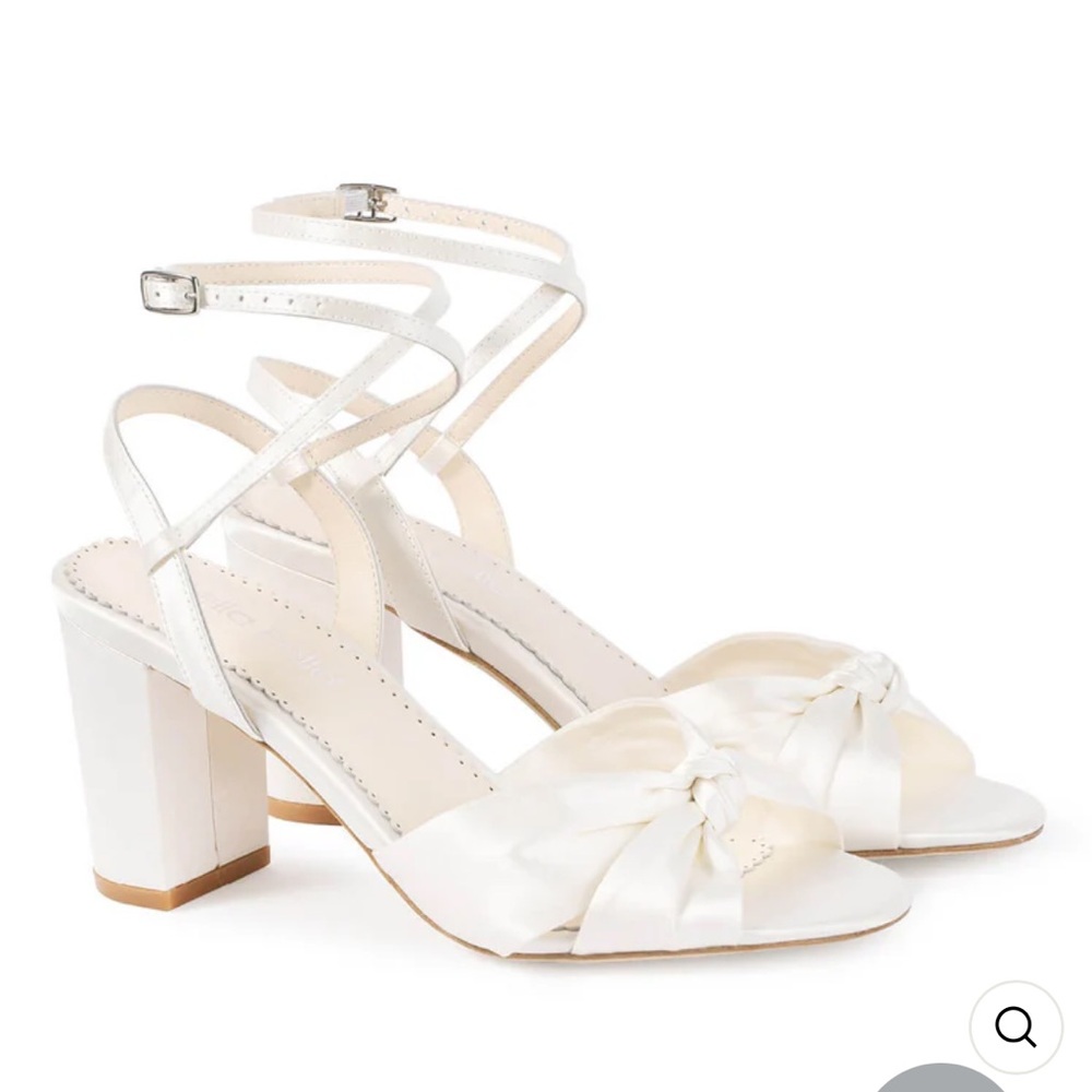 Bella belle sienna white bridal heels